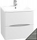 Водолей Мебель для ванной Adel 70 подвесная лиственница структурная контрастно-серая – фотография-8